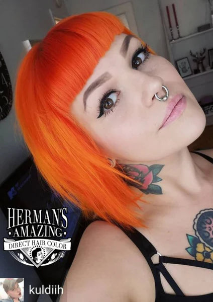 semi-permanente Haartönung UV TARA TANGERINE in dem Farbton Orange von Herman's Amazing
