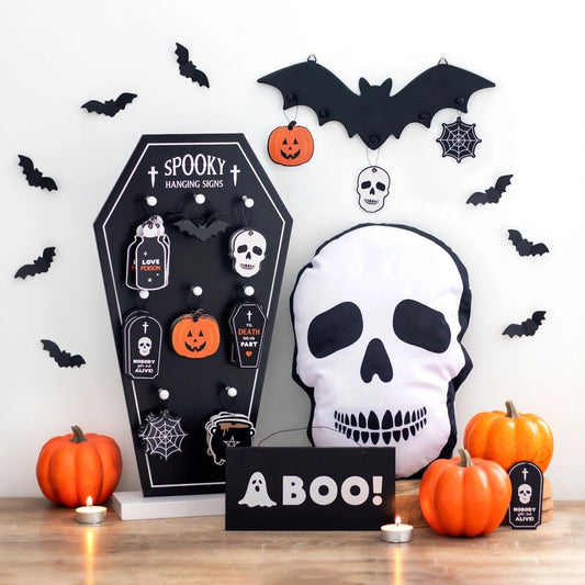 Boo Ghost Halloween Schild