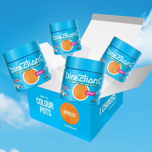 4 er SPARBOX APRICOT Haartönung Directions 