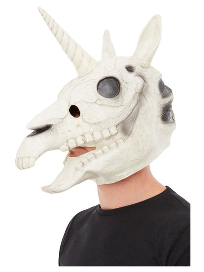 Unicorn skull mask latex Smiffys