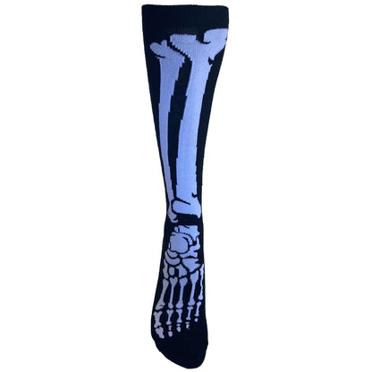 Lange Socken weiß Bones