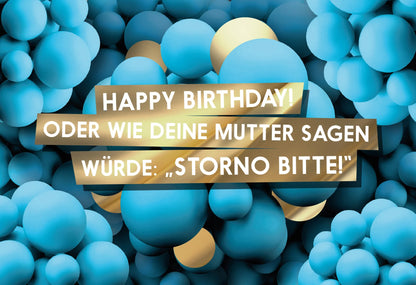 Storno Bitte Geburtstagskarte Fck You Card Colours Shop Hamburg