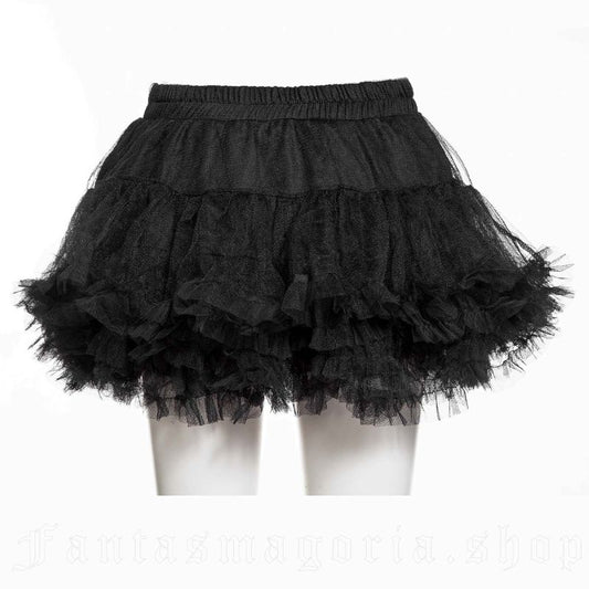 Kurzer schwarzer Rock Eerie Shadow Skirt with Bloomers von RNG
