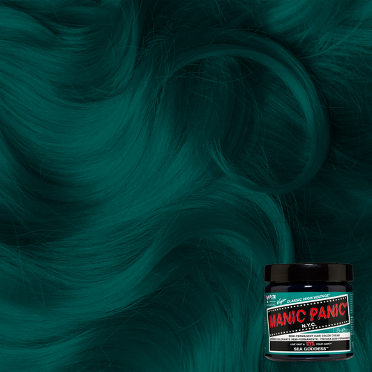 Besipielsträhne SEA GODDESS Haartönung Manic Panic