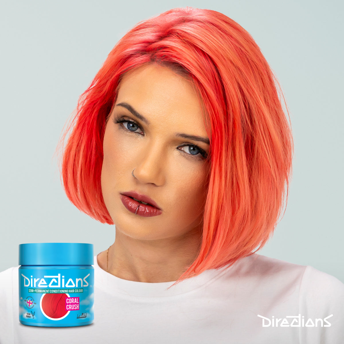 semi-permanente Haartönung CORAL CRUSH in dem Farbton Koralle von Directions