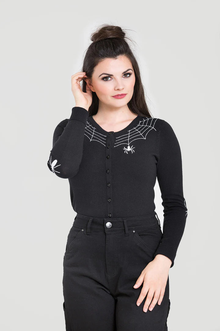 Spider Cardigan Hellbunny