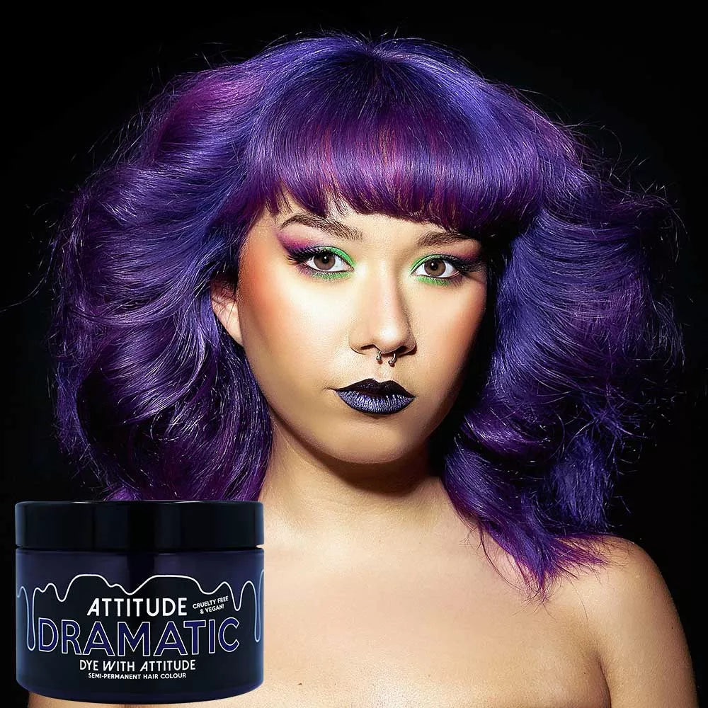 Attitude Hairdye Semi-permanente Haartönung Dark Purple Dramatic Colours Shop Hamburg