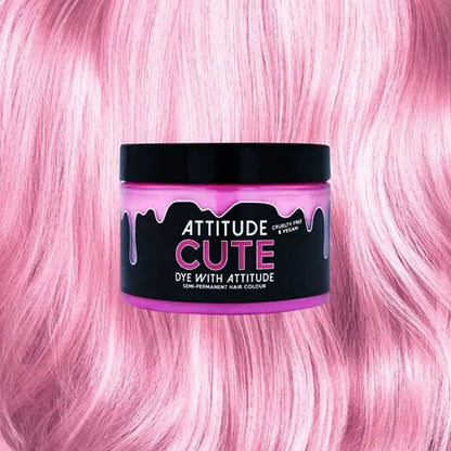 CUTE PASTEL PINK Haartönung Attitude