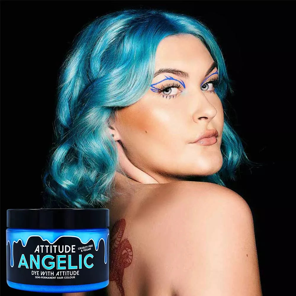 Attitude Hairdye Semi-permanente Haartönung Angelic Pastel Blue Colours Shop Hamburg