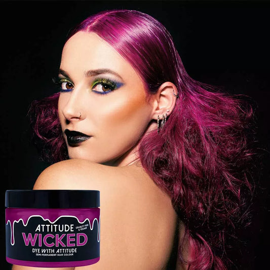 Attitude Hairdye Semi-permanente Haartönung Wicked Purple Colours Shop Hamburg