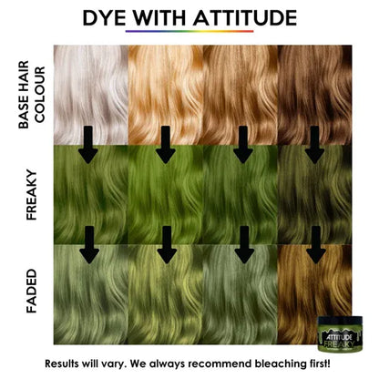 FREAKY OLIVE GREEN Haartönung Attitude