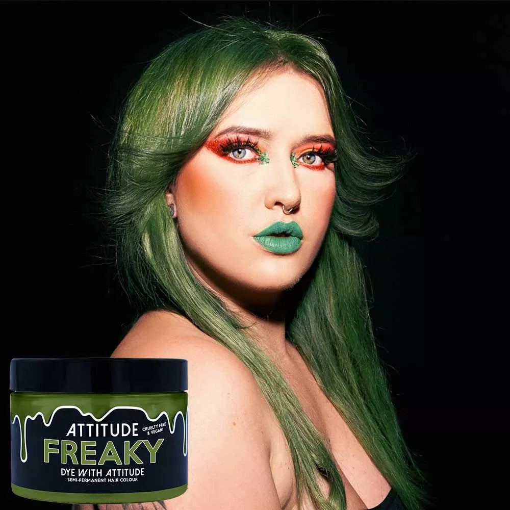 FREAKY OLIVE GREEN Haartönung Attitude