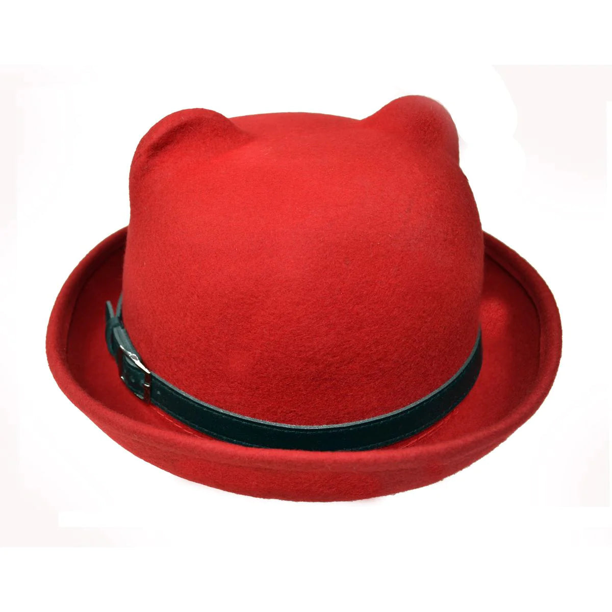 Kitty Bowler Hat Red