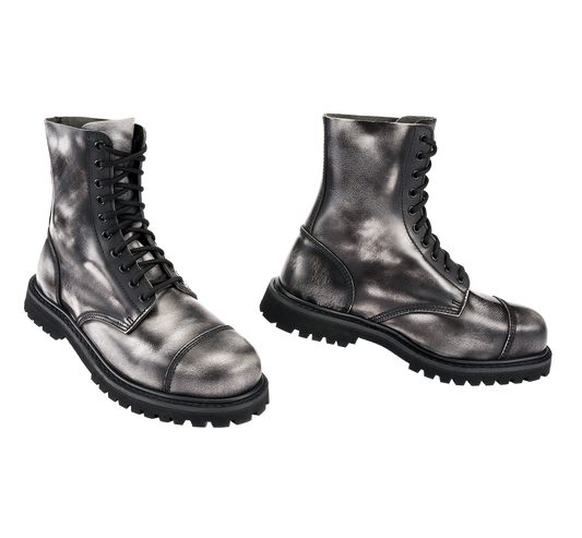 White Rub Off Phantom 10 Eye Boots Brandit Lederstiefel&nbsp;