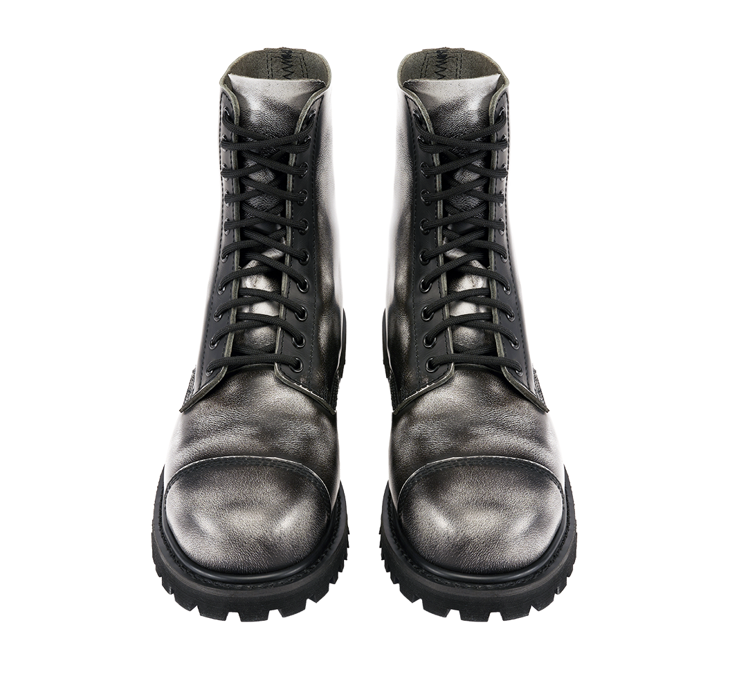 White Rub Off Phantom 10 Eye Boots Brandit Lederstiefel&nbsp;