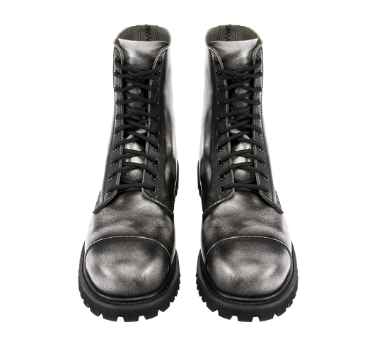 White Rub Off Phantom 10 Eye Boots Brandit Lederstiefel&nbsp;