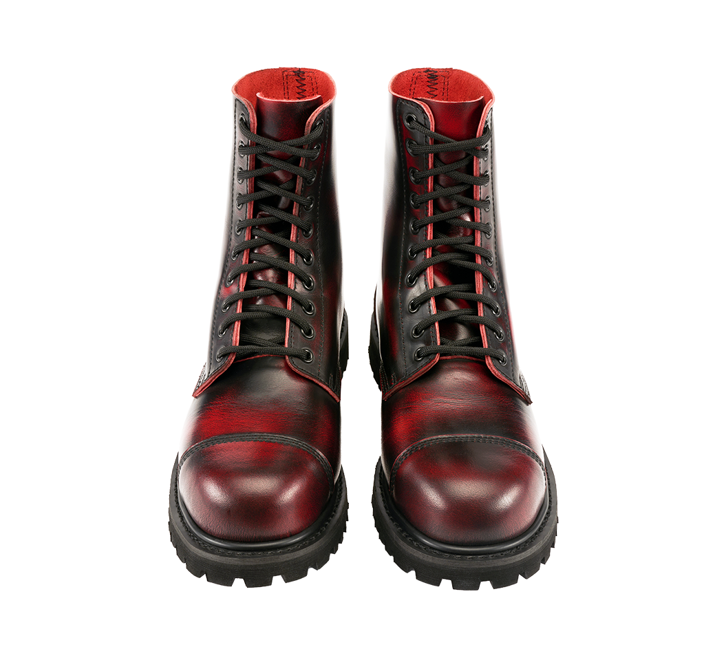 Red Rub Off Phantom 10 Eye Boots Brandit Lederstiefel&nbsp;