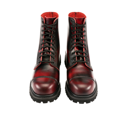 Red Rub Off Phantom 10 Eye Boots Brandit Lederstiefel&nbsp;