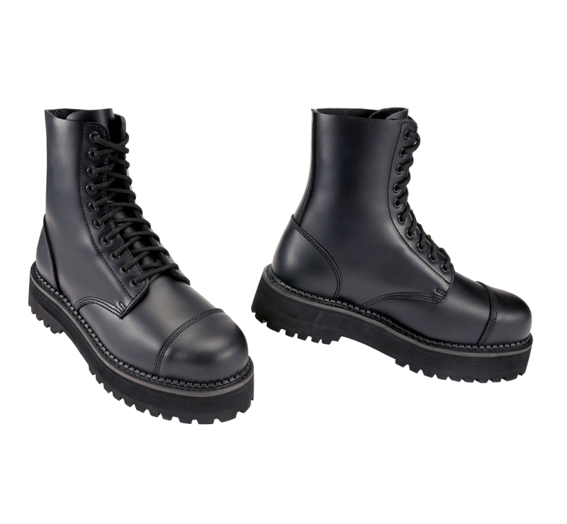 Schwarzer Stiefel Plateau Phantom Boots 10 Loch von Brandit