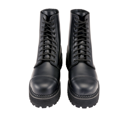 Schwarzer Stiefel Plateau Phantom Boots 10 Loch von Brandit