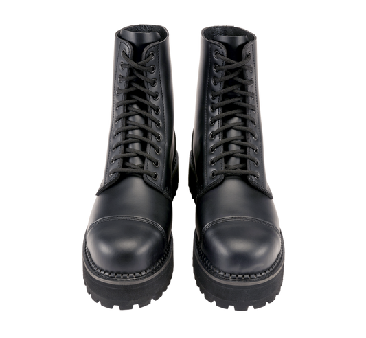 Schwarzer Stiefel Plateau Phantom Boots 10 Loch von Brandit