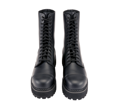 Schwarzer Stiefel Plateau Phantom Boots 14 Loch von Brandit