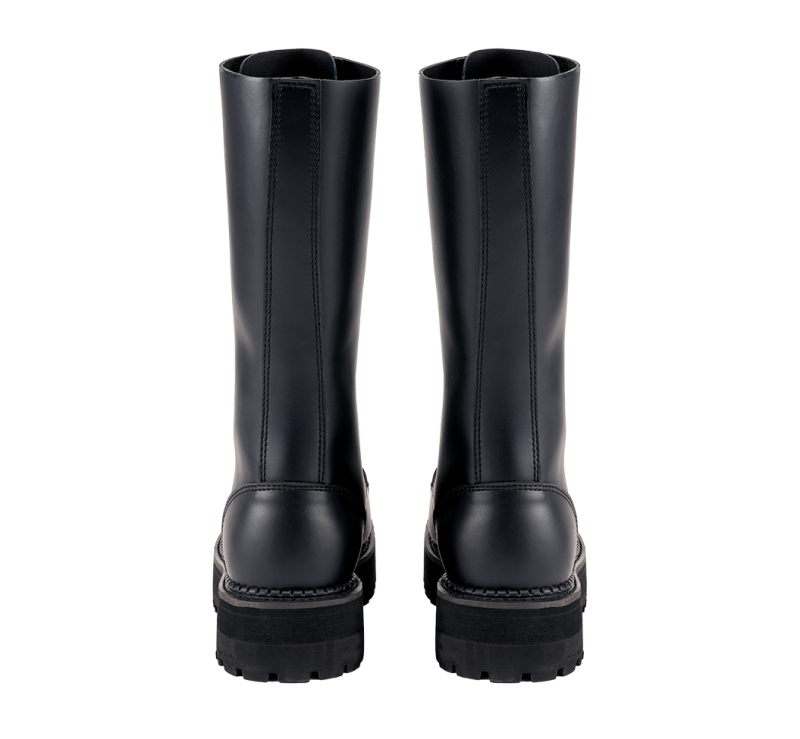 Schwarzer Stiefel Plateau Phantom Boots 20 Loch von Brandit.