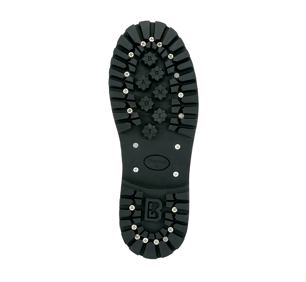 Schwarzer Leder Halbschuh von Brandit