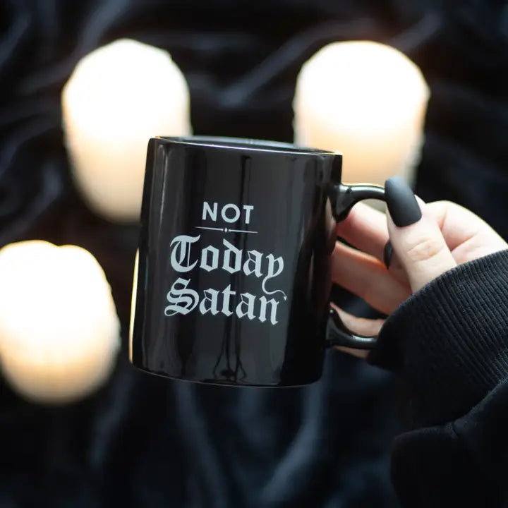 Gothic Not Today Tasse Satanmotiv