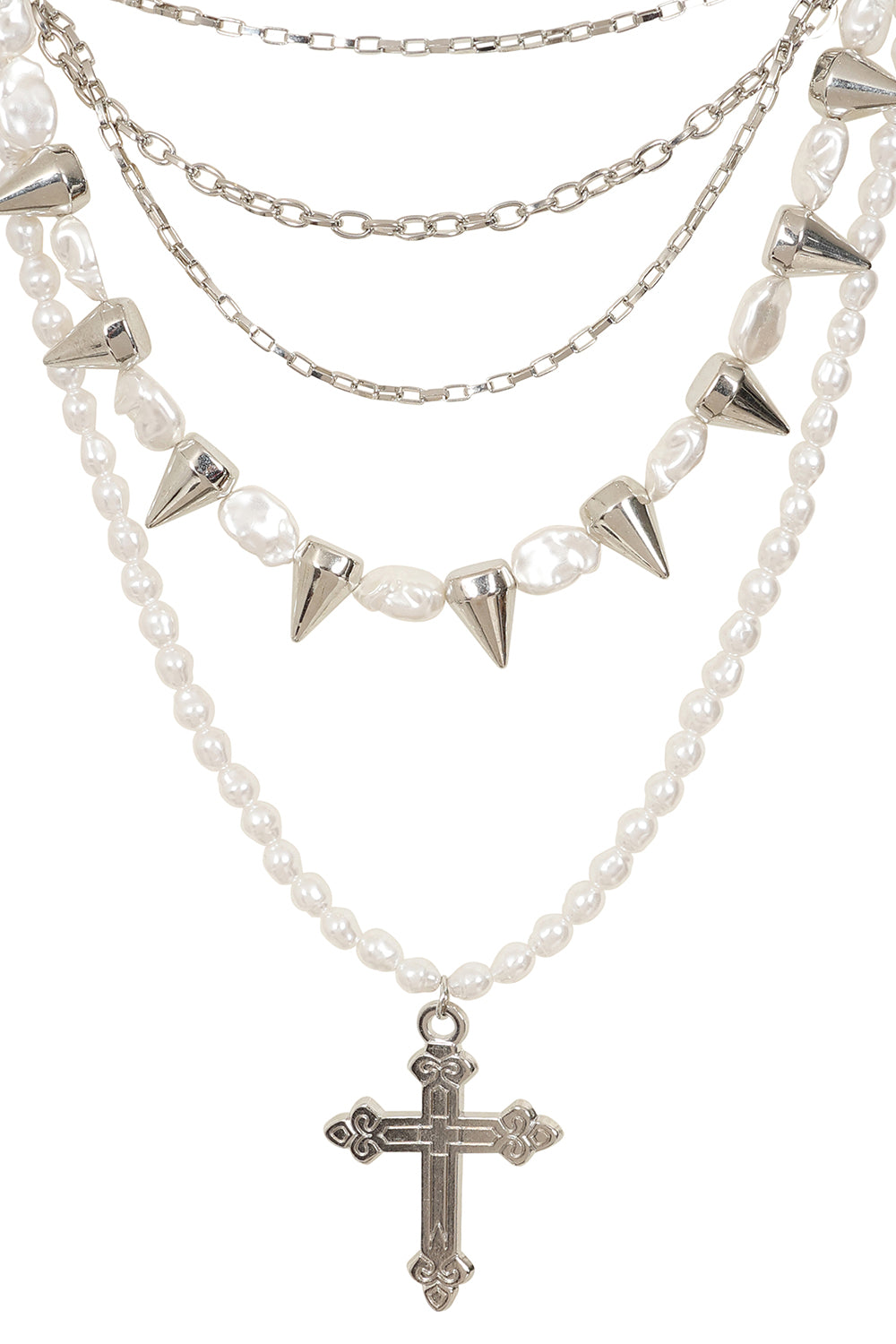 Schwarzer Taillengürtel DIVINE EDGE BELT mit Kreuzanhänger von Banned
