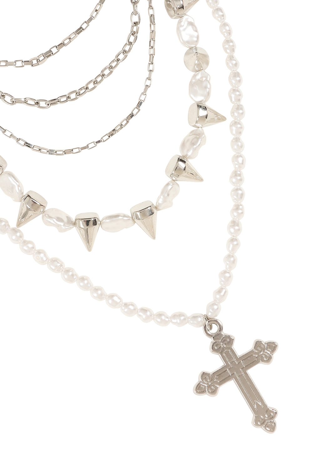 Schwarzes Halsband DIVINE EDGE CHOKER mit Kreuzanhänger von Banned