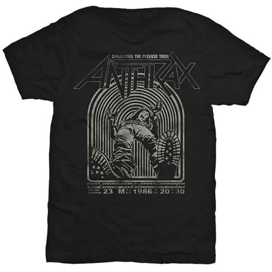 Lizensiertes Anthrax Spreading The Disease Bandshirt im psychedelischen Design