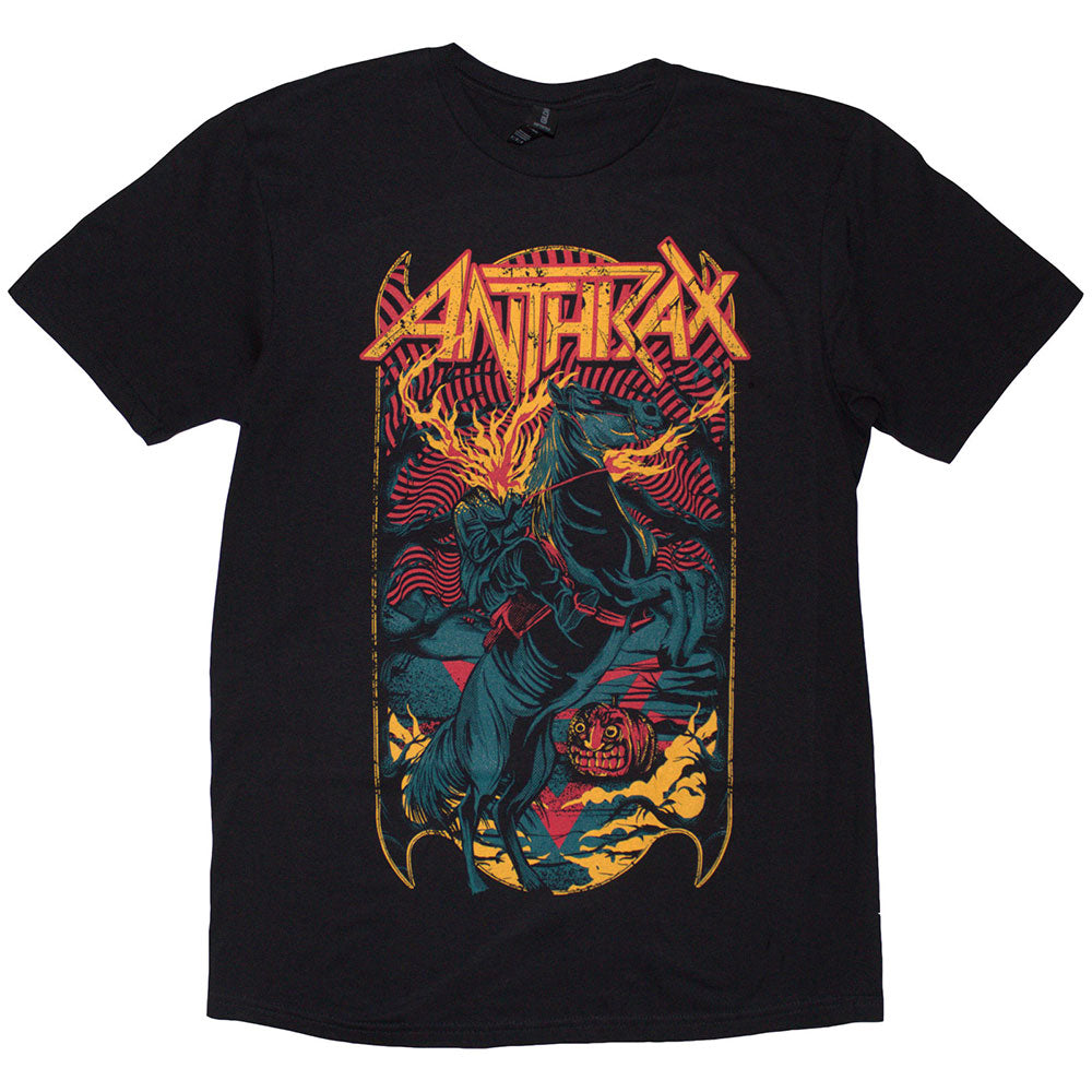 Lizensiertes Anthrax Headless Horseman Bandshirt im bunten Design