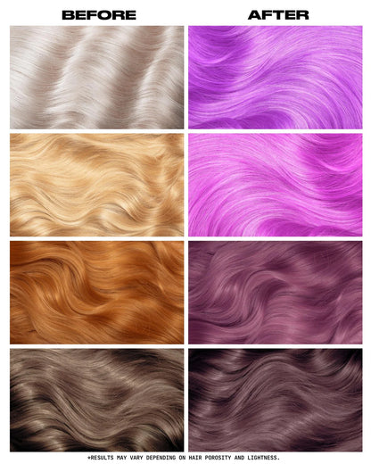 semi-permanente Haartönung Amethyst Pastel Purple in dem Farbton warmes Pastelllila von Lunar Tides