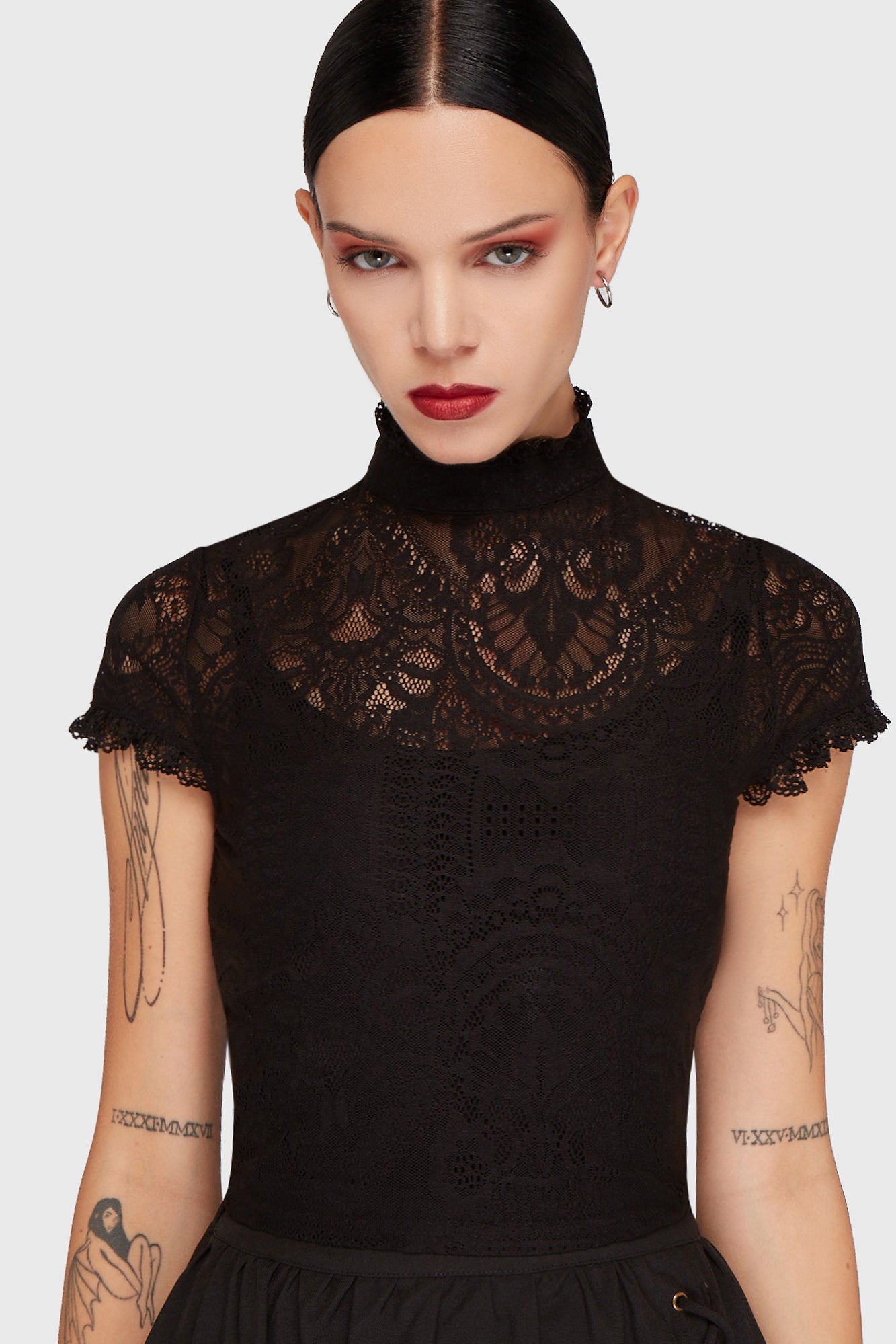 Killstar Ava Lace Crop Top