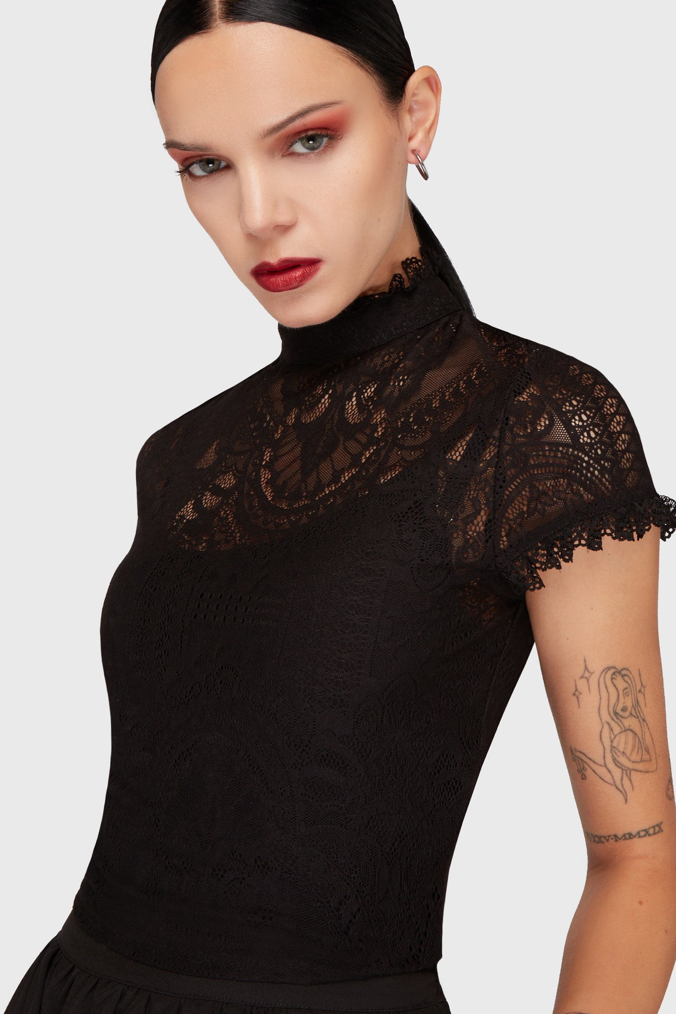 Killstar Ava Lace Crop Top