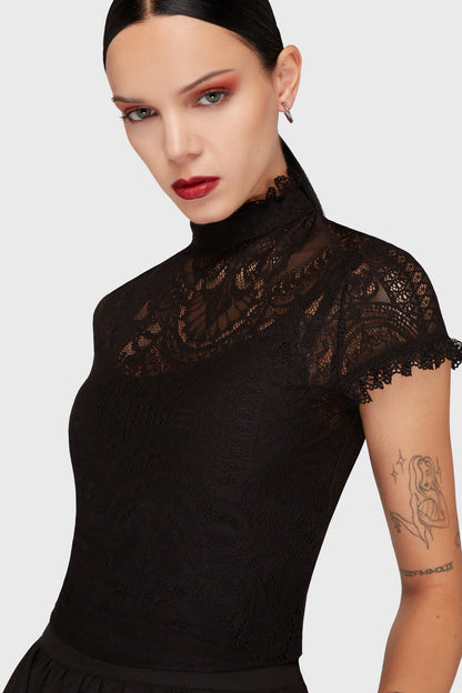 Killstar Ava Lace Crop Top