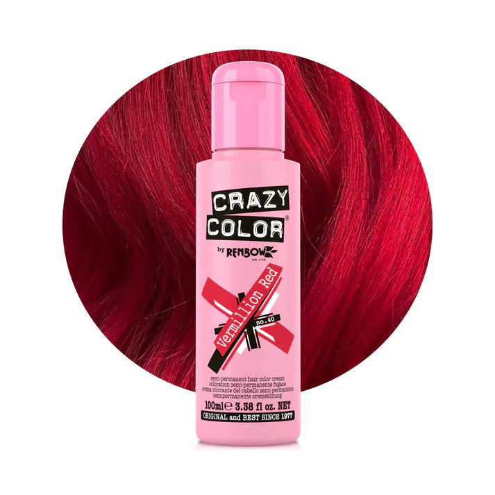 VERMILLION RED Haartönung Crazy Color