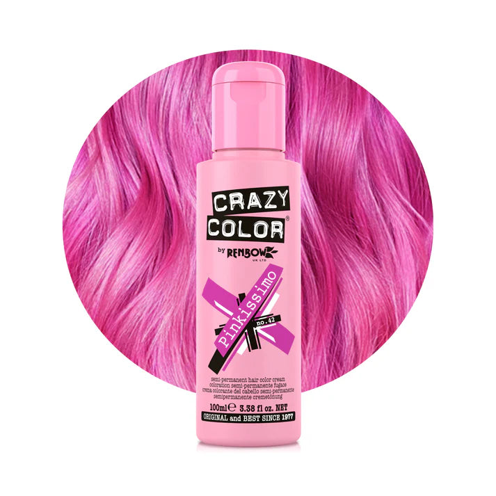 semi-permanente Haartönung PINKISSIMO in dem Farbton Pink Crazy Color
