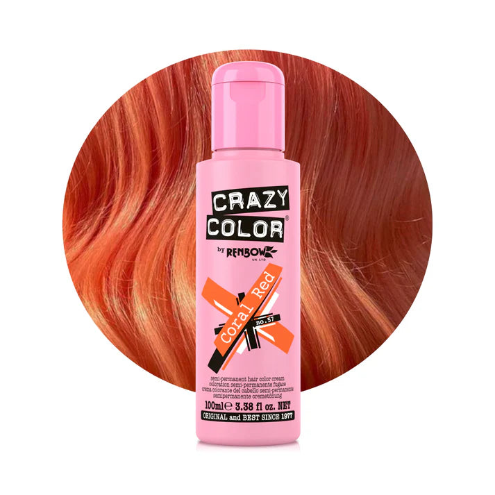 CORAL RED Haartönung Crazy Color