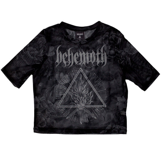 Behemoth Furor Divinus Ladies Mesh Crop Top