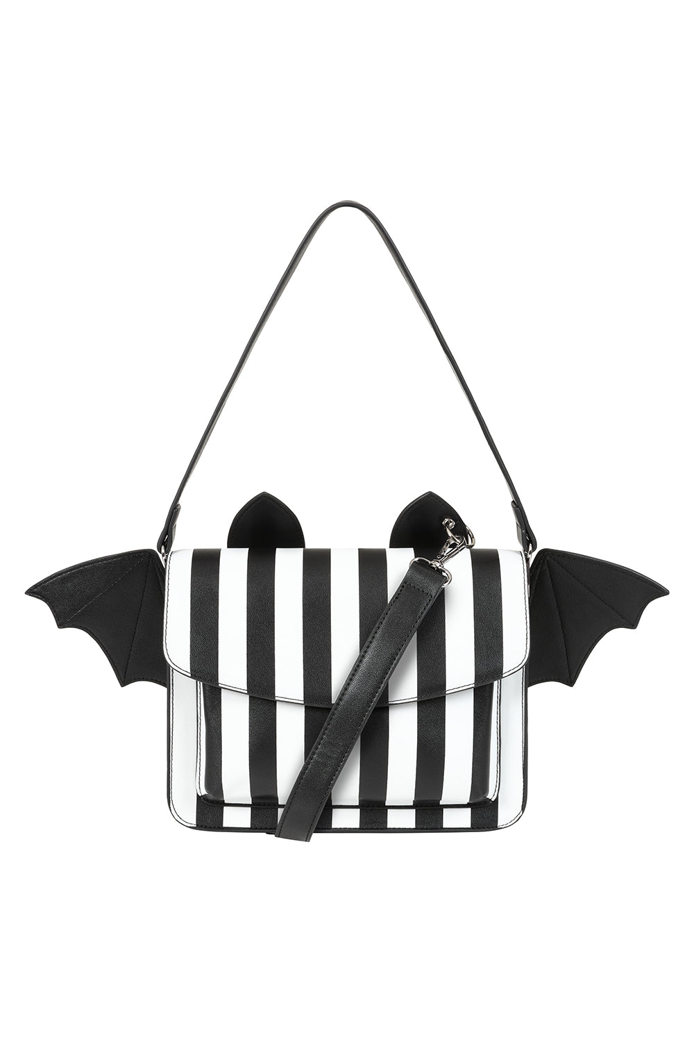 Bat Bag Black White Stripe Banned 