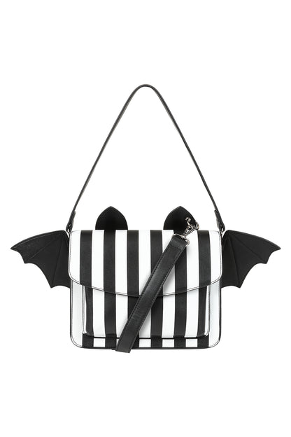 Bat Bag Black White Stripe Banned 