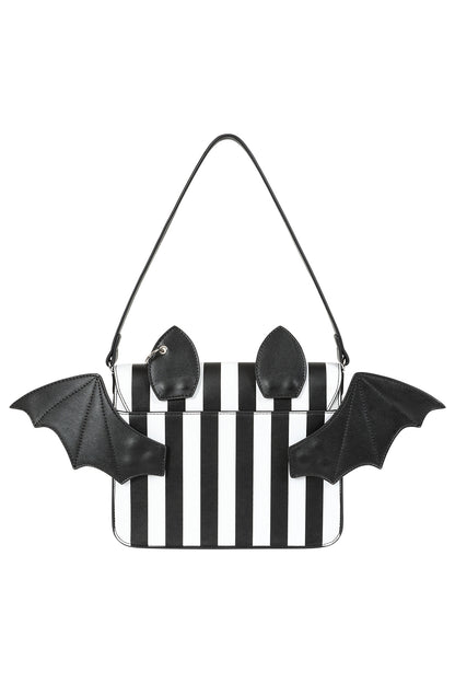 Bat Bag Black White Stripe Banned 