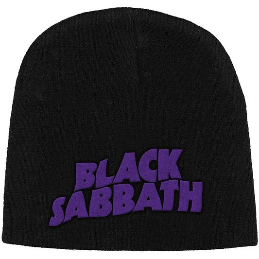 Lizensiertes Black Sabbath Purple Logo Beanie