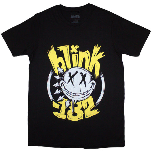Lizensiertes Blink-182 Big Smile Bandshirt mit Logo-Print