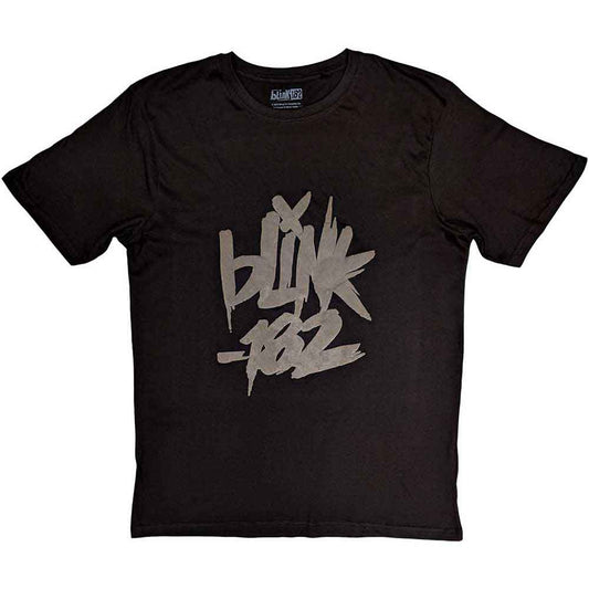 Lizensiertes Blink-182 Neon Logo Bandshirt mit Logo-Print