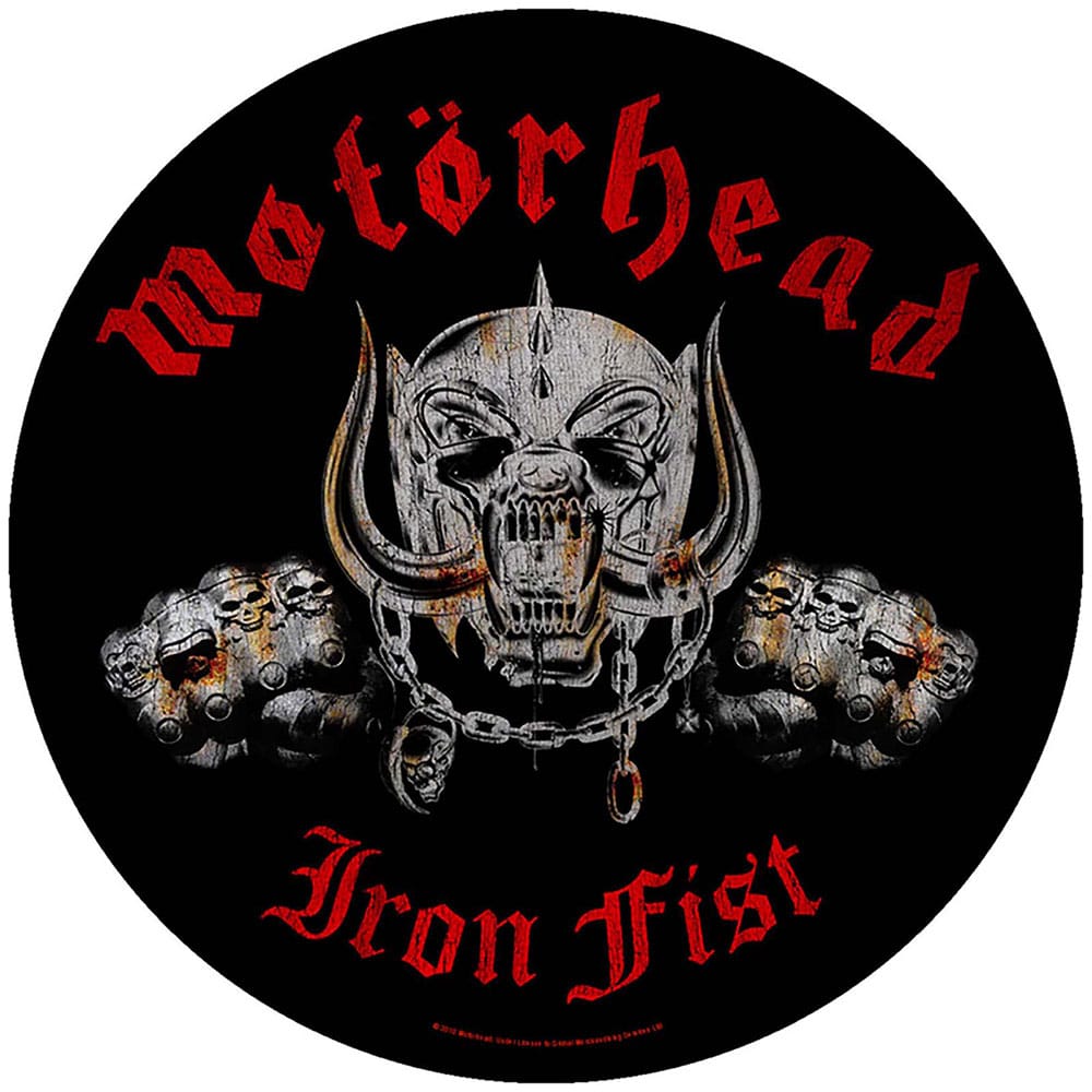 Motorhead Back Patch Iron Fist