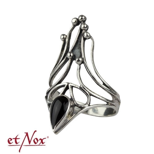 Edelstahlring Black Nail Ring von etNox