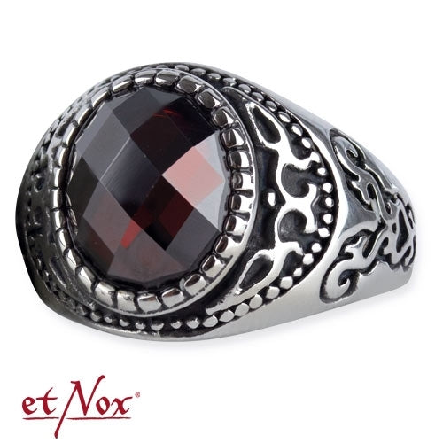Edelstahlring Bohemian Crystal Ring von etNox